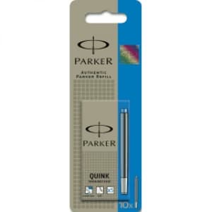 Parker Quink Ink Cartridge - Blue (10 Pack)