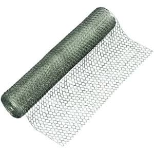 Wickes Galvanised 13mm Wire Netting - 600mm x 10m