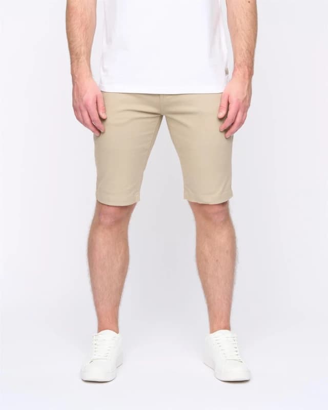 Duck&Cover Mens Franztown Shorts in Stone Size: 30 Stone Male 30