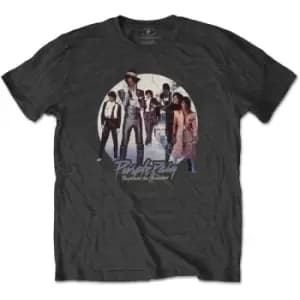 Prince - Purple Rain Circle Unisex XX-Large T-Shirt - Grey