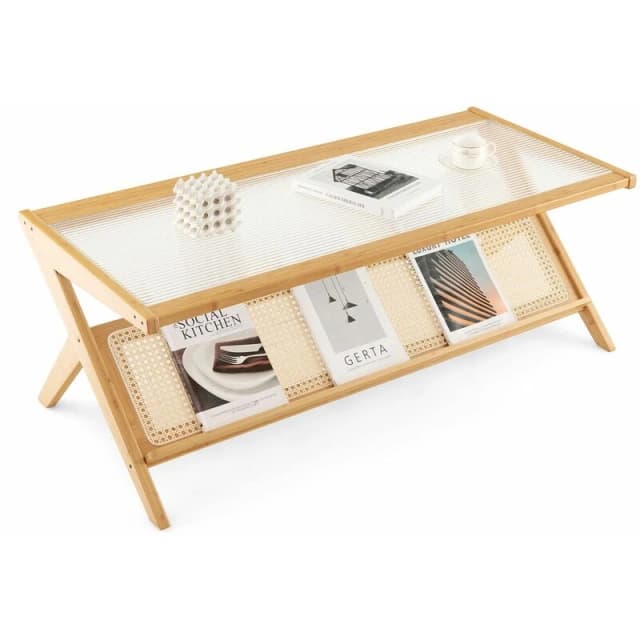 COSTWAY 2 Pieces Outdoor Rocking Chairs Patio Cozy Rockers w/Breathable Backrest Navy