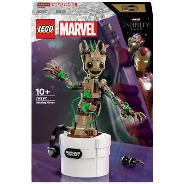 LEGO LEGO Marvel Dancing Groot Buildable Animated Toy 76297