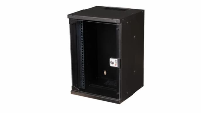 Equip Eco Mount 10' Cabinet. 09U. 300X300MM. RAL9005 Black
