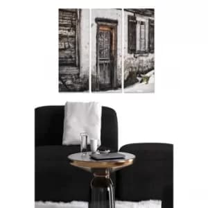 MDF3905272 Multicolor Decorative MDF Painting (3 Pieces)