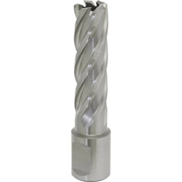 Loops 16mm x 50mm Depth Rotabor Cutter - M2 Steel Annular Metal Core Drill 19mm Shank Metallics
