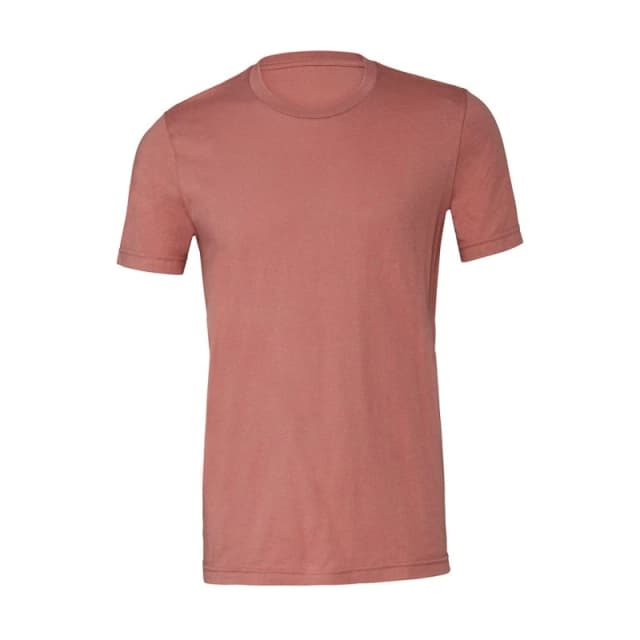 Bella + Canvas Mens Crew Neck T-Shirt in Mauve Size: XS Mauve Male XS