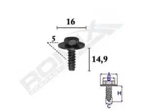 ROMIX Screw C70351 MAZDA,CX-5 (KE, GH),5 (CR19),3 (BK),6 Station Wagon (GY),3 (BL),6 Kombi (GJ, GL),CX-7 (ER),5 (CW),6 (GG),6 Hatchback (GG)