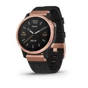 Garmin Fenix 6S Pro Sapphire Rose-gold Black Nylon and Watch