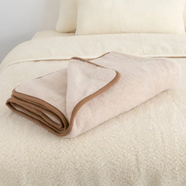 Native Natural Merino Wool Blanket - 220X200 Cappucino
