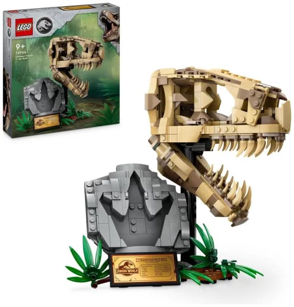 LEGO Jurassic World Dinosaur Fossils: T. rex Skull Toy 76964
