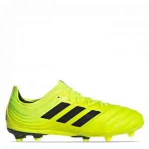 adidas Copa 19.1 Junior FG Football Boots - SolYellow/Black