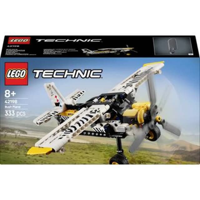 LEGO LEGO Technic Bush Plane Building Toy Set for Kids 42198