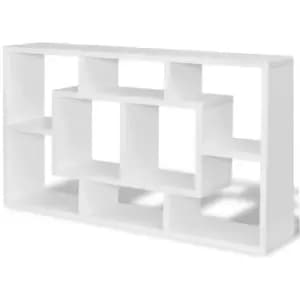 Floating Book Storage Bookshelf White| M&W - White