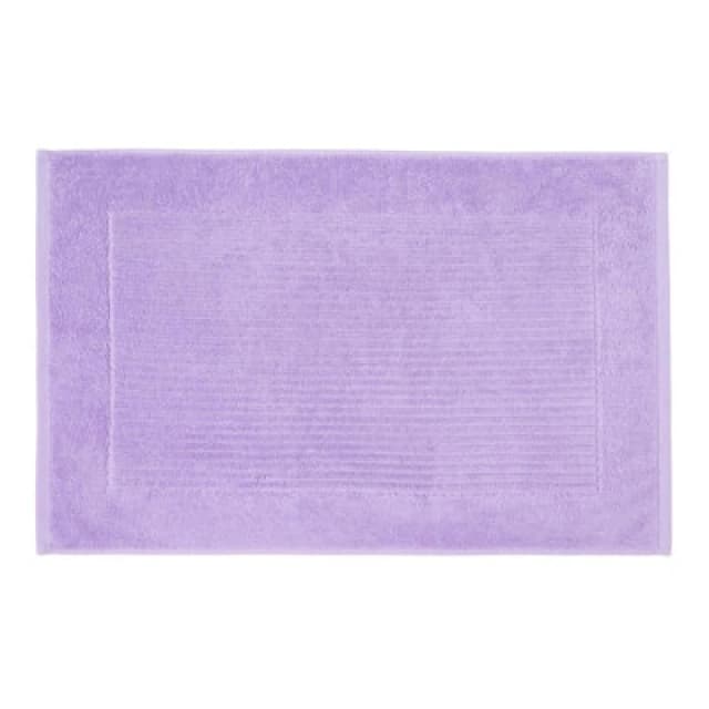 Homescapes Imperial Plain Cotton Bath Mat Lilac