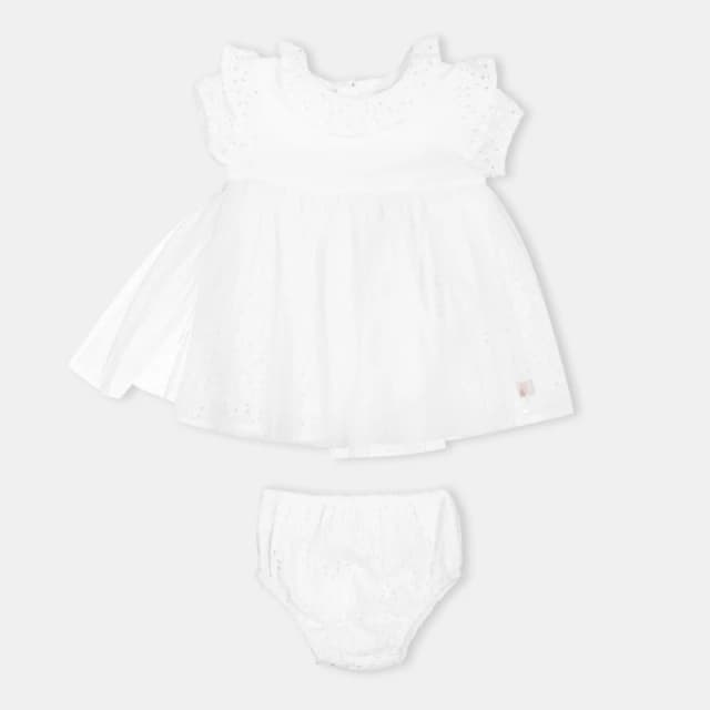 Carrement Beau Unisex Kids A-Line Dress White unisex 9M