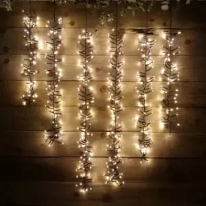 480 Warm White LED Outdoor Fairy Lights Tree Cascade Garden Christmas Decoration