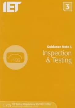 Inspection and Testing by The Institution of Engineering and Technology Book