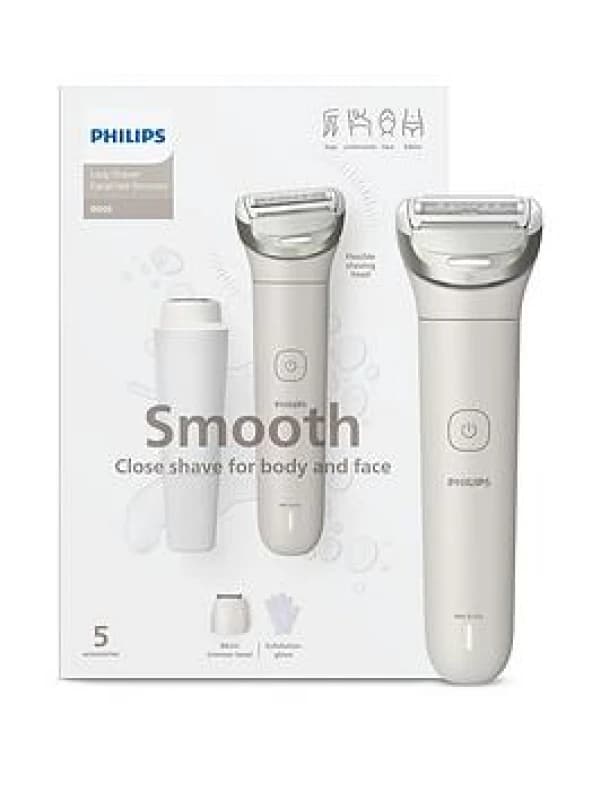 PHILIPS 8000 Series BRL159/00 Wet & Dry Foil Lady Shaver - White 8720689037655