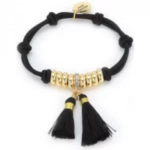 Ladies Juicy Couture PVD Gold plated Multicharm Knotted Hair Elastic