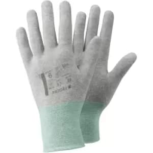 Ejendals 805 Tegera ESD Nylon Knitted Gloves Grey Size 7 - Grey