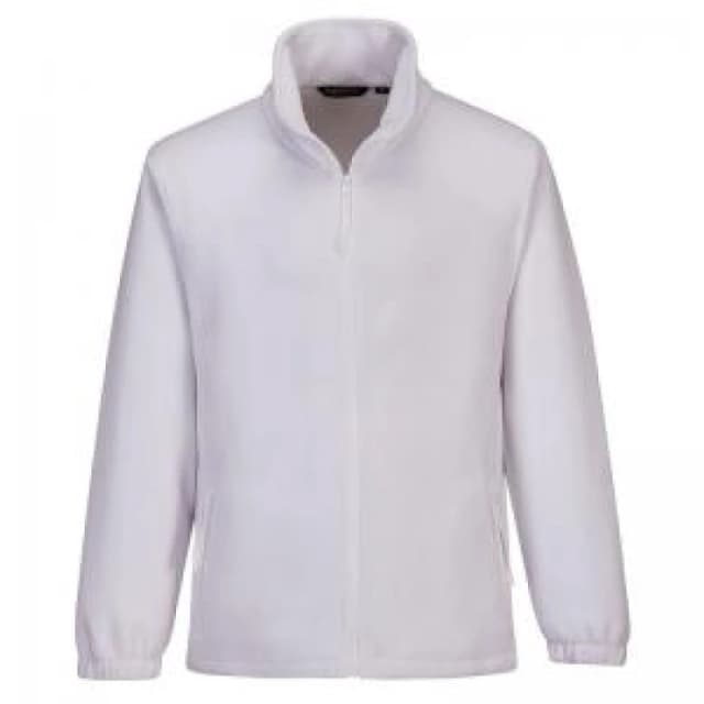 Portwest Mens Aran Fleece F205WHRS Colour: White