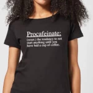 Procafeinate Womens T-Shirt - Black - 3XL - Black