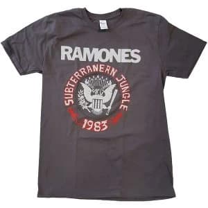 Ramones - Subterraneun Jungle Unisex Large T-Shirt - Grey