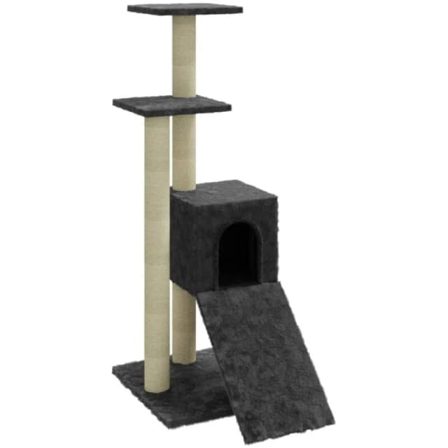 VIDAXL Vidaxl - Cat Tree with Sisal Scratching Posts Dark Grey 92cm 8720286761069