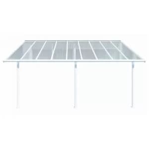 Palram Sierra Patio Cover 3m x 5.46m - White Clear