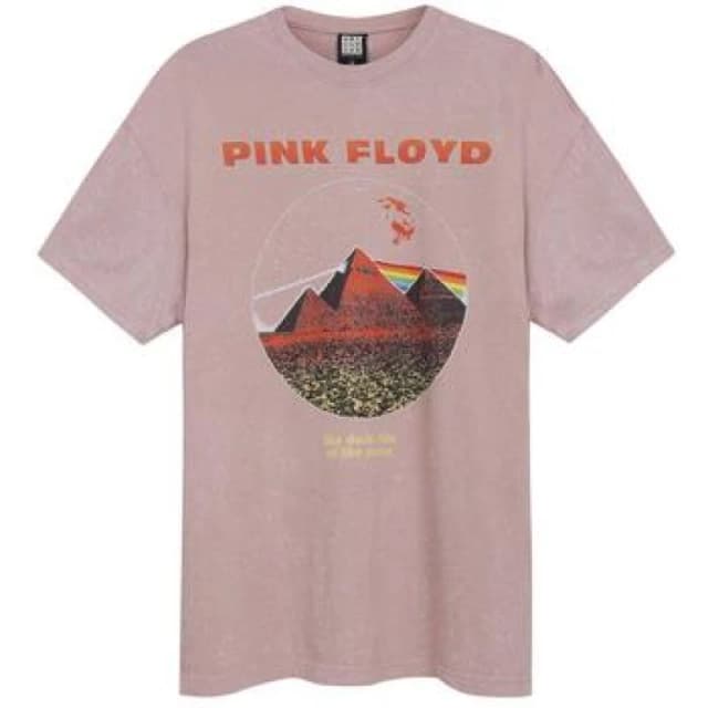 Amplified Amplified Men Vintage Pyramids Pink Floyd T-Shirt Size: Small Pink S Male 5063527792266