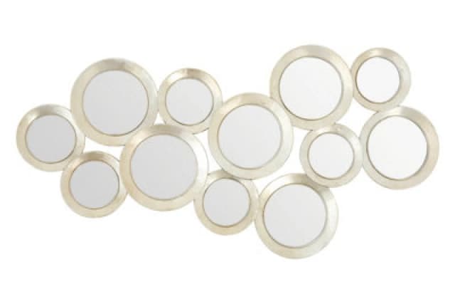 Premier Housewares Marcia Wall Mirror Silver