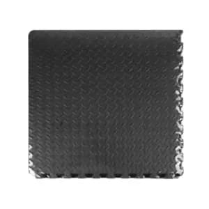 Auto Pro Black Interlocking Floor Tile 2.16M², Pack Of 6