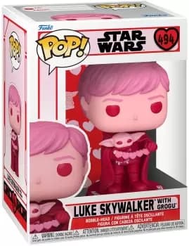 Star Wars Valentines POP! Star Wars Vinyl Figure Luke & Grogu 9 cm