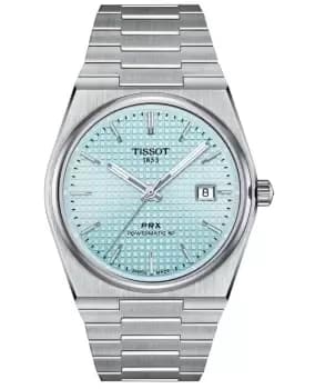 Tissot PRX Powermatic 80 Light Blue Dial Steel Mens Watch T137.407.11.351.00 T137.407.11.351.00