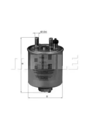 Fuel Filter KL638 70387264 by MAHLE Original