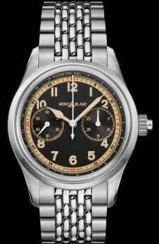 Mont Blanc - Mont Blanc 1858 Monopusher Chronograph - Wrist Watch - Silver