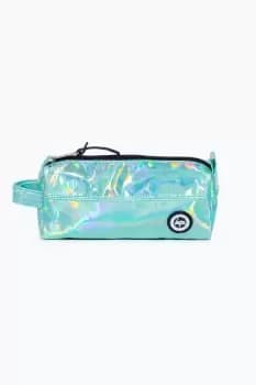 Mint Holographic Pencil Case