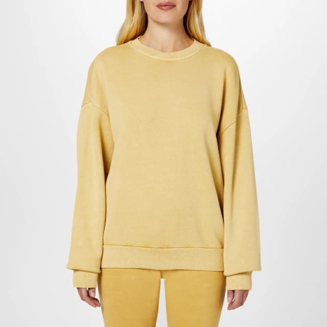 Reebok Classics Sweatshirt Womens - Yellow Yellow M