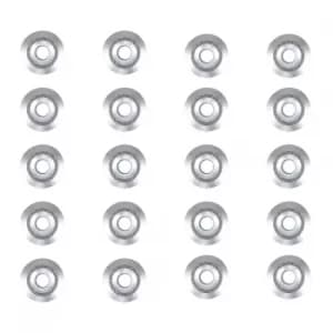 MiniSun Pack of 20 '15mm' White LED Indoor/Outdoor Plinth L