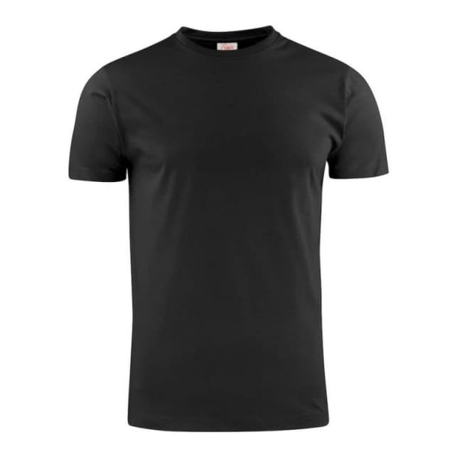 Printer Mens Heavier Pro T-Shirt in Black Size: Small Black Male S