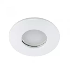 MiniSun Domed Bezel IP65 Fire Rated Bathroom Downlight in White