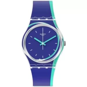 Unisex Swatch Blue Shore Originals Watch
