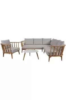 Joanna Teak Luxury Corner Set - 6 Seats