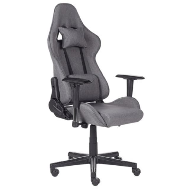 Beliani Gaming Chair Warrior Dark Grey