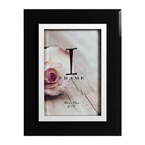 4" x 6" - iFrame Black & Silver Tone Photo Frame