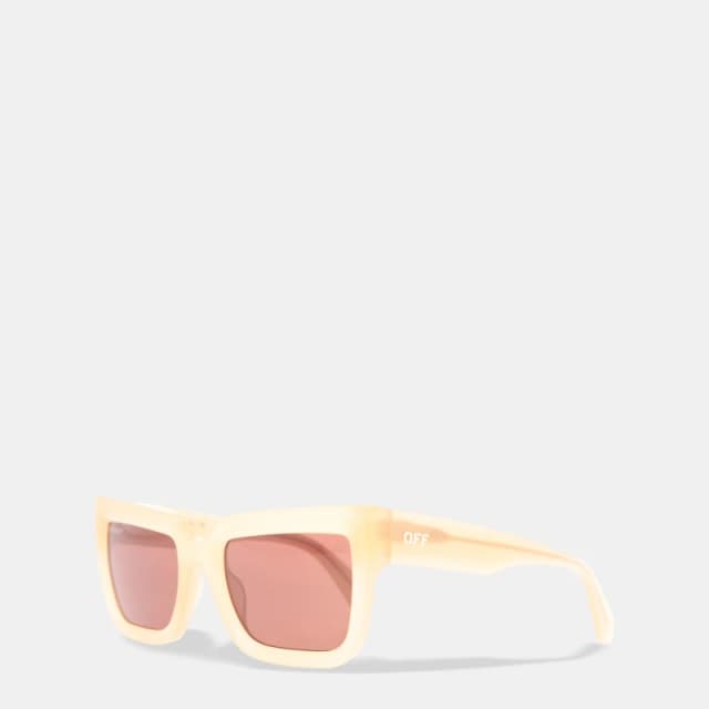 Off White Firenze Sun Square Sunglasses Sand Brown unisex One Size