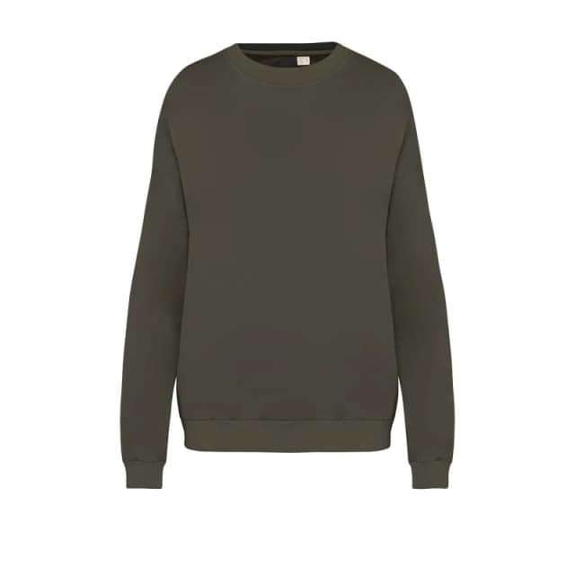 Native Spirit Mens Terrycloth Oversized Sweatshirt in Khaki Size: XS Khaki Male XS