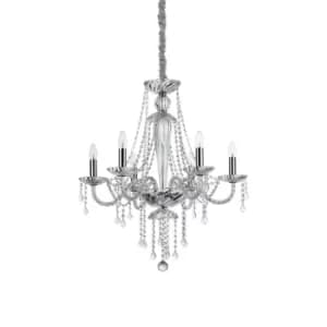 Amadeus 6 Light Pendant Light Trasparent, E14