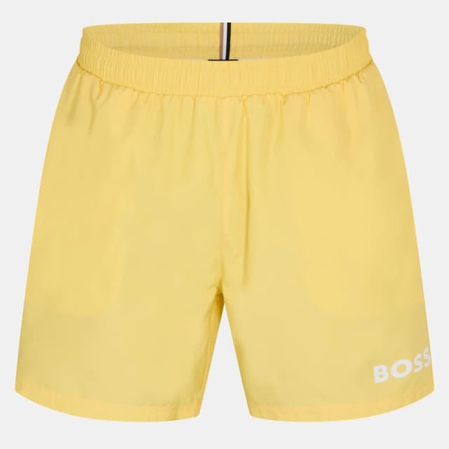 Boss Mens Dolphin Swim Shorts Bright Yellow male S