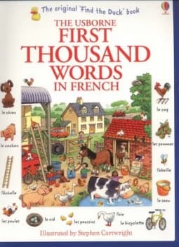 The Usborne First Thousand Words in French by Heather Amery Paperback